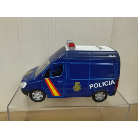 FURGONETA/VAN POLICIA NACIONAL PLASTIC TOY apx 1:43 NO BOX