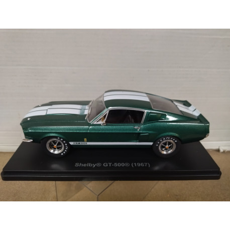 SHELBY GT-500 1967 GREEN/WHITE (MUSTANG) 1:24 ALTAYA IXO