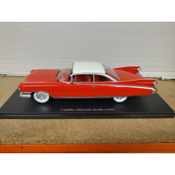 CADILLAC ELDORADO 1959 RED/WHITE 1:24 SALVAT IXO