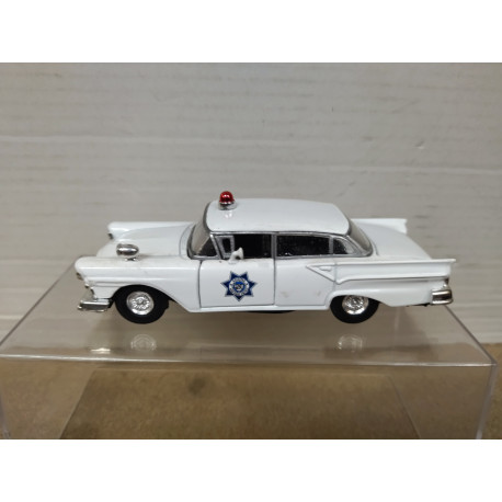 FORD FAIRLANE 1957 HIGHWAY PATROL ARIZONA POLICE 1:43 ROAD CHAMPS NO BOX