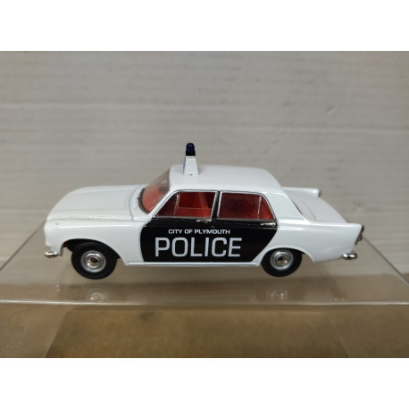FORD ZEPHYR 6 MK.III CITY PLYMOUTH POLICE UK 1:43 VANGUARDS NO RETROS/NO BOX