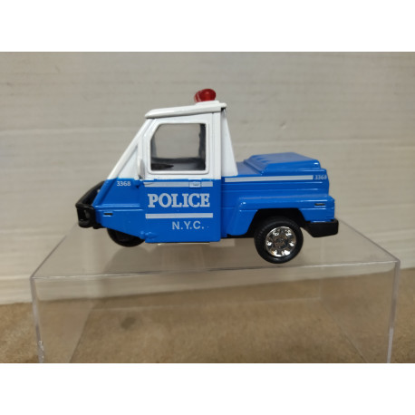 INTERCEPTOR GO 4 TRICICLO NEW YORK POLICE USA 1:30 SHING FAT NO BOX/PULLBACK
