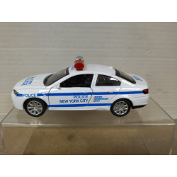 NYPD NEW YORK POLICE DEPARTAMENT WHITE 1:32 TIAN DU TOYS NO BOX/PULLBACK