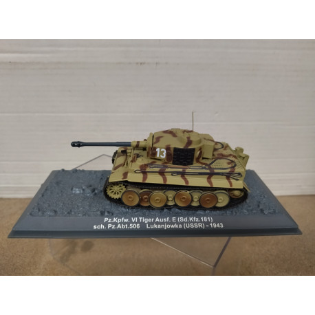 Sd.kfz.181 PANZER VI TIGER ausf E 1943 abt.506 n13 GERMANY WW 2 1:72 ALTAYA IXO