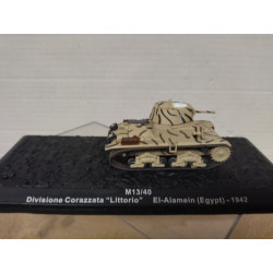 M13/40 1942 DIVISIONE CORAZZATA LITTORIO EL-ALAMEIN ITALY WW 2 1:72 ALTAYA IXO