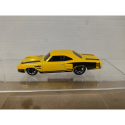 DODGE CORONET SUPERBEE 1969 YELLOW 1:64 HOT WHEELS NO BOX