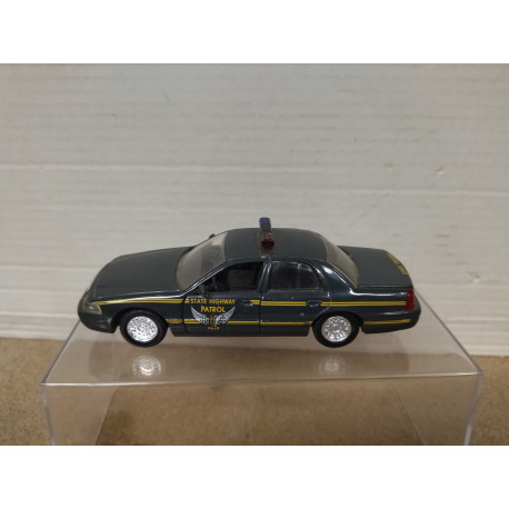 FORD CROWN VICTORIA 1998 OHIO STATE HIGHWAY POLICE USA 1:43 ROAD CHAMPS NO BOX