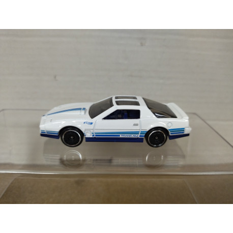 PONTIAC FIREBIRD 1984 WHITE 1:64 HOT WHEELS NO BOX