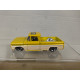CHEVROLET PICKUP 1962 CUSTOM YELLOW 1:64 HOT WHEELS NO BOX