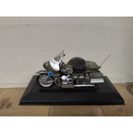 MOTO GUZZI V7 SIDECAR 1971 POLIZIA 1:24 DeAGOSTINI BOX NO ORIGINAL