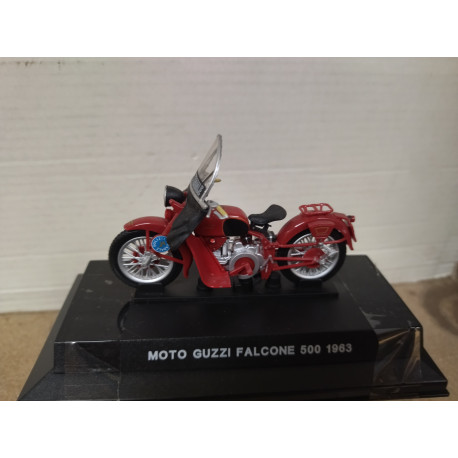 MOTO GUZZI FALCONE 500 1963 POLIZIA MOTO/BIKE 1:24 DeAGOSTINI BOX NO ORIGINAL