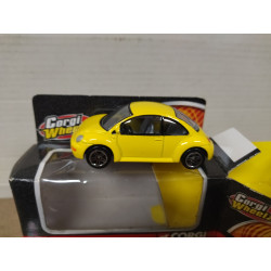 VOLKSWAGEN NEW BEETLE YELLOW apx 1:64 CORGI WHEELZ
