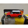 BMW MINI COOPER S 2003 RED/WHITE 1:56/apx 1:64 CORGI WHEELZ