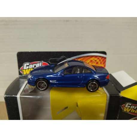 MERCEDES-BENZ R230 SL COUPE BLUE 1:59/apx 1:64 CORGI WHEELZ