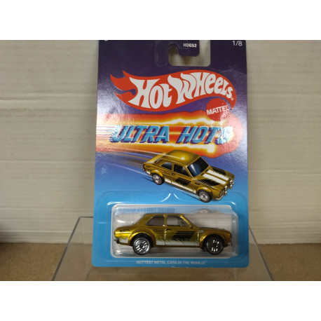 FORD ESCORT RS 1600 GOLD ULTRA HOTS 1:64 HOT WHEELS