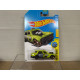 TIME ATTAXI GREEN 4/10 CITY WOK´S 1:64 HOT WHEELS LONG CARD