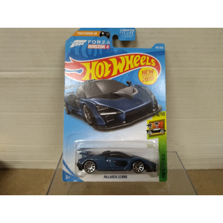 MCLAREN SENNA 4/10 EXOTICS 1:64 HOT WHEELS LONG CARD