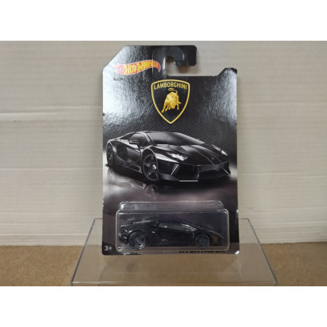 LAMBORGHINI AVENTADOS BLACK 1/8 LAMBORGHINI 1:64 HOT WHEELS