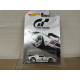 FORD GT WHITE 7/8 GRAN TURISMO 1:64 HOT WHEELS LONG CARD