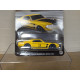 FORD MUSTANG BOSS 302 1969 YELLOW 3/5 VINTAGE CARRERA 1:64 HOT WHEELS