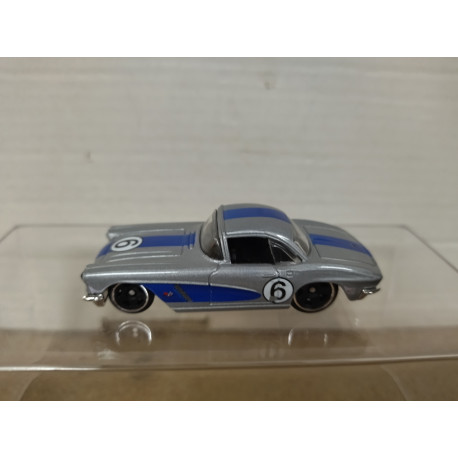 CHEVROLET CORVETTE C1 1962 1/5 VINTAGE CARRERA 1:64 HOT WHEELS NO BOX
