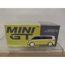 VOLKSWAGEN ID.BUZZ WHITE/YELLOW LHD 1:64 MINI GT 1110