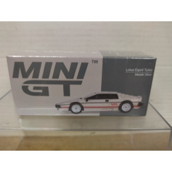 LOTUS ESPRIT TURBO METALIC SILVER LHD 1:64 MINI GT 1109