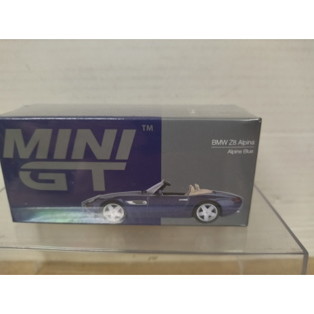 BMW E52 Z8 ALPINA ALPINE BLUE LHD 1:64 MINI GT 1082