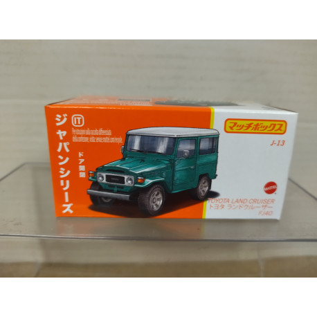 TOYOTA LAND CRUISER FJ40 JAPAN OPENING PARTS 1:64 MATCHBOX BOX