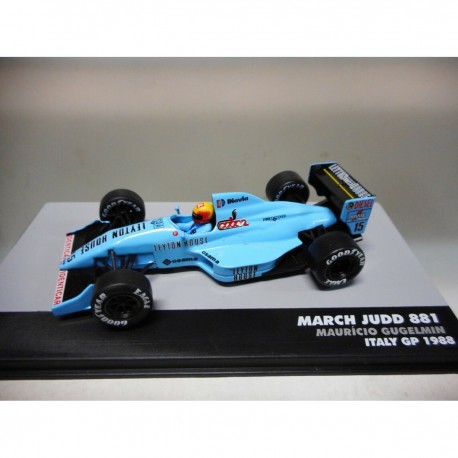 MARCH JUDD 881 M.GUGELMIN ITALY GP 1988 FIG PILOT BRAZIL FORMULA