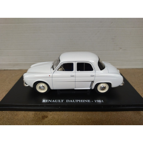 RENAULT DAUPHINE 1961 WHITE 1:24 SALVAT IXO
