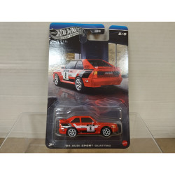 AUDI SPORT QUATTRO 1984 RED 5/5 AUDI SERIES 1:64 HOT WHEELS
