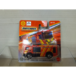 SCANIA XT FIRE TRUCK 1:64 MATCHBOX