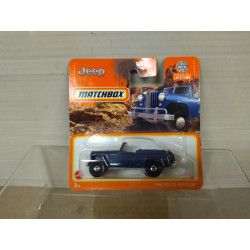 JEEP WILLYS JEEPSTER 1948 OPEN BLUE 1:64 MATCHBOX