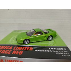 HONDA NSX 1997 TYPE S ZERO GREEN 1:64 TOMICA LIMITED VINTAGE NEO LV-N228b