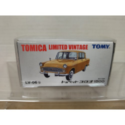 TOYOPET CORONA 1500 GOLD/ORANGE 1:64 TOMICA LIMITED VINTAGE LV-06b