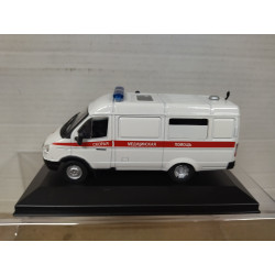 GAZ-32214 AMBULANCE 1:43 DeAGOSTINI IXO BOX NO ORIGINAL