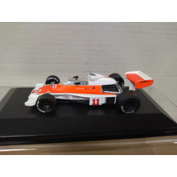 MCLAREN M23 1976 FORMULA F1 JAMES HUNT 1:43 RBA IXO CAJA NO ORIGINAL
