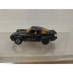 PORSCHE 911 TURBO BLACK SUPERFAST 3 1:64/apx 1:64 MATCHBOX NO BOX