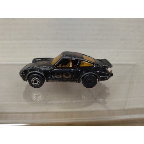 PORSCHE 911 TURBO BLACK SUPERFAST 3 1:64/apx 1:64 MATCHBOX NO BOX