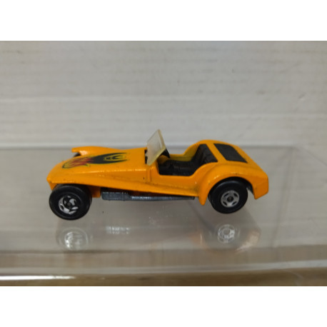 LOTUS SUPER SEVEN ORANGE SUPERFAST 60 (6) 1:51/apx 1:64 MATCHBOX NO BOX