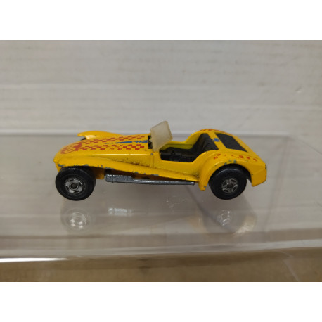 LOTUS SUPER SEVEN ORANGE SUPERFAST 60 (7) 1:51/apx 1:64 MATCHBOX NO BOX