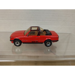 BMW E30 323i CABRIO RED MB39 (1) 1:58/apx 1:64 MATCHBOX NO BOX