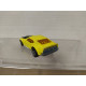 FORD MUSTANG BOSS YELLOW/BLACK SUPERFAST 44 1:65/apx 1:64 MATCHBOX NO BOX