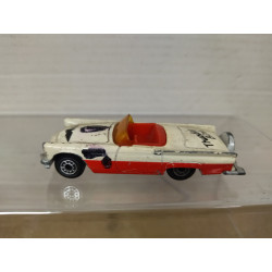 FORD THUNDERBIRD 1957 CONVERTIBLE MB42 1:63/apx 1:64 MATCHBOX NO BOX