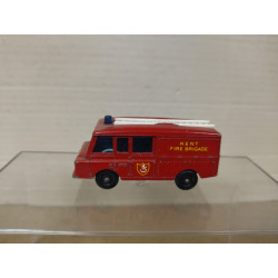 LAND ROVER FIRE TRUCK KENT LENEY 57 1:77/apx 1:64 MATCHBOX NO BOX