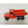 DODGE DUMPER TRUCK RED LESNEY 48 1:85/apx 1:64 MATCHBOX NO BOX