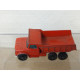 DODGE DUMPER TRUCK RED LESNEY 48 1:85/apx 1:64 MATCHBOX NO BOX