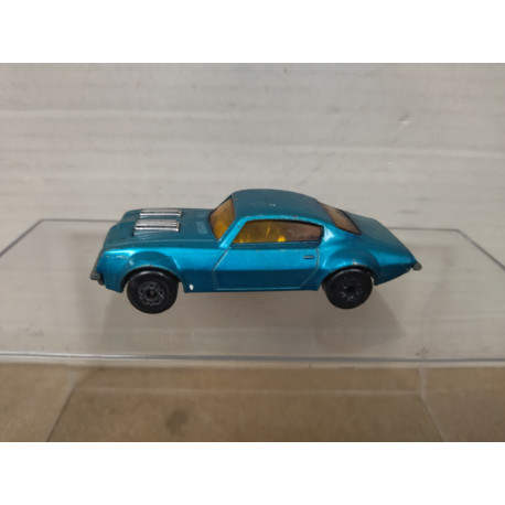 PONTIAC FIREBIRD BLUE SUPERFAST n4 1:67/apx 1:64 MATCHBOX NO BOX