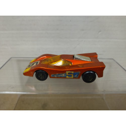 HAIRY HUSTLER n5 RED/ORANGE SUPERFAST 7 1:52/apx 1:64 MATCHBOX NO BOX